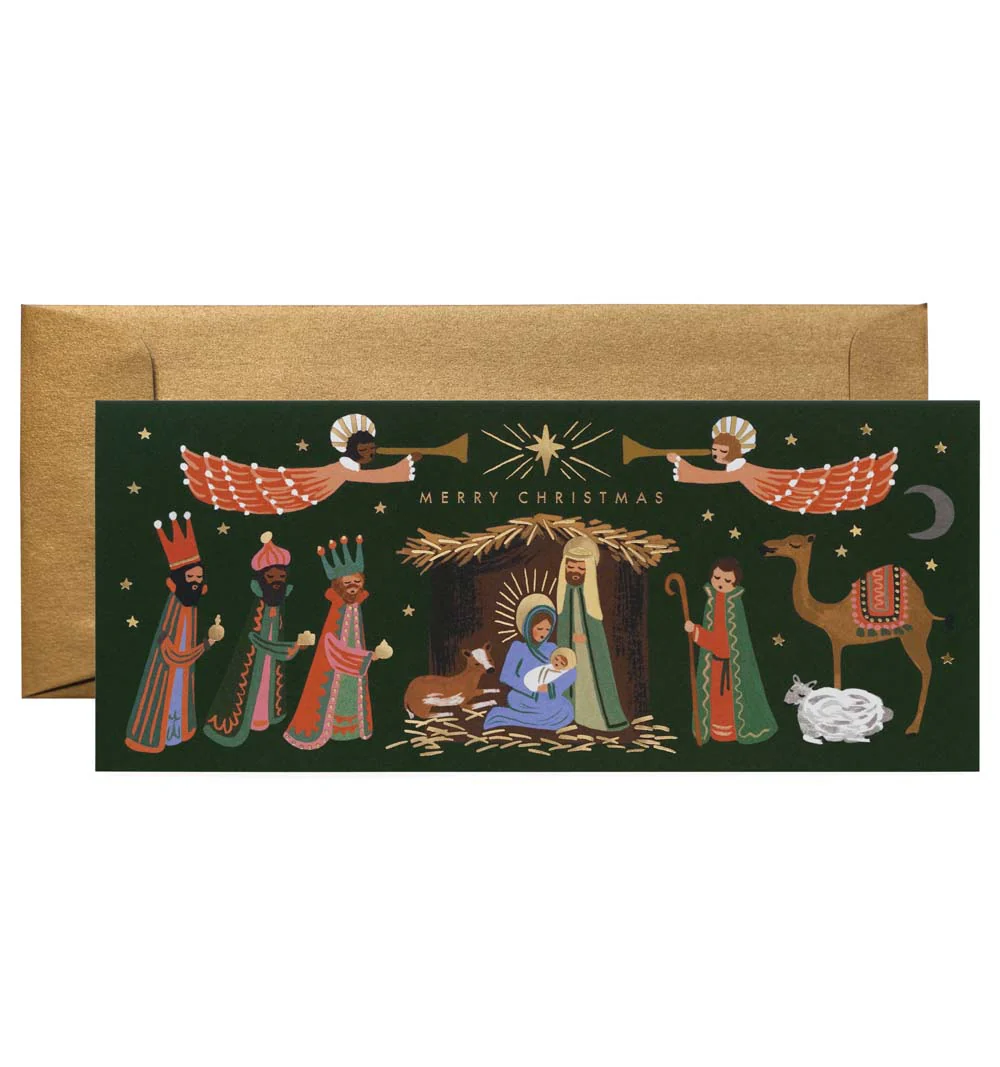 Postal Navidad Holiday Nativity No. 10