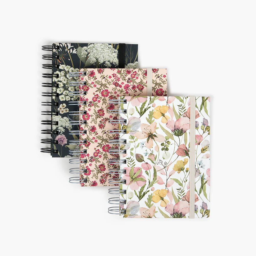 Libreta Wyro A6 Tapa Dura Hojas Lisas Wild Flowers - Imagen 4